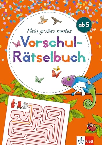 Klett Mein großes buntes Vorschul-Rätselbuch: Rätsel für Kinder ab 5 Jahren von Klett Lerntraining